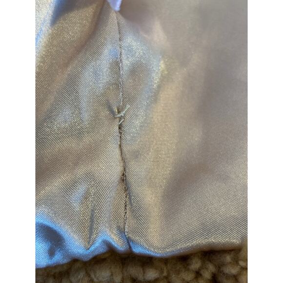 Made in the USA ALIETTE Faux Fur Sherpa Straight Short Skirt Beige Lined 4 - Picture 11 of 11